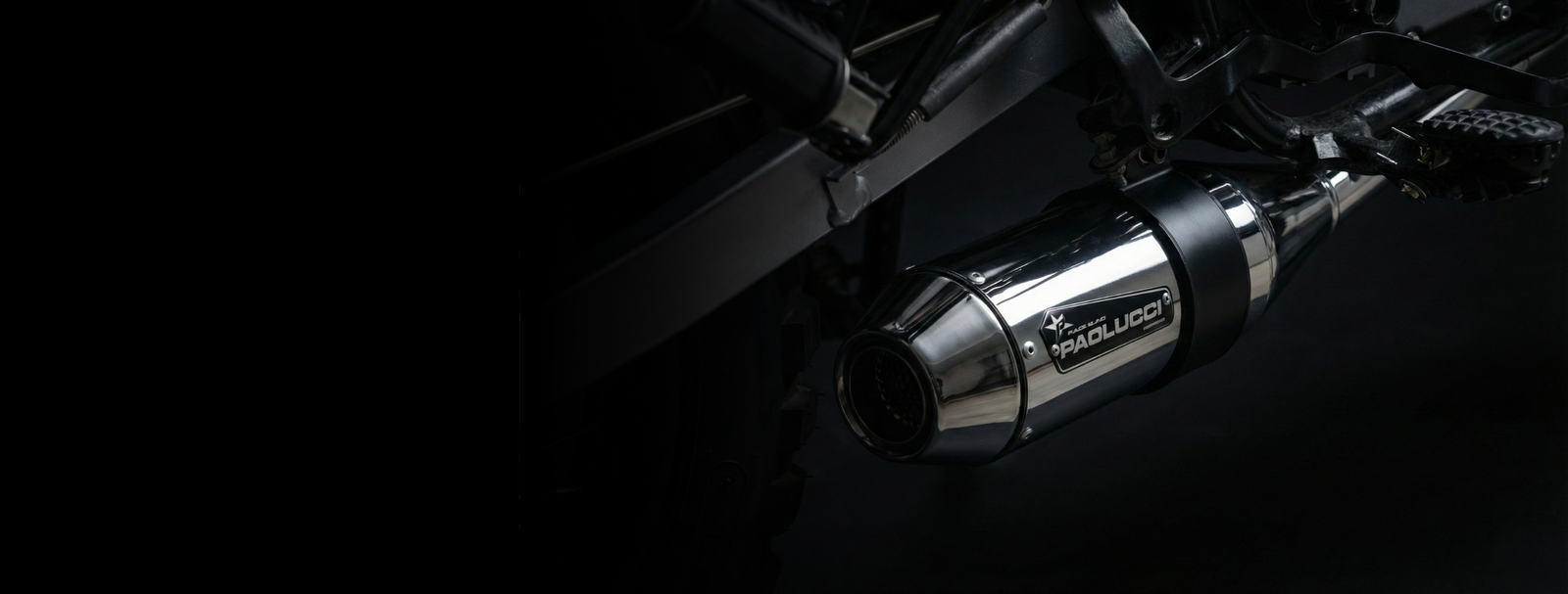 Motorcycle engine detail dark